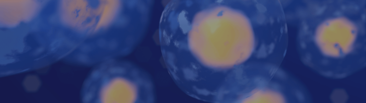 Cells under microscope